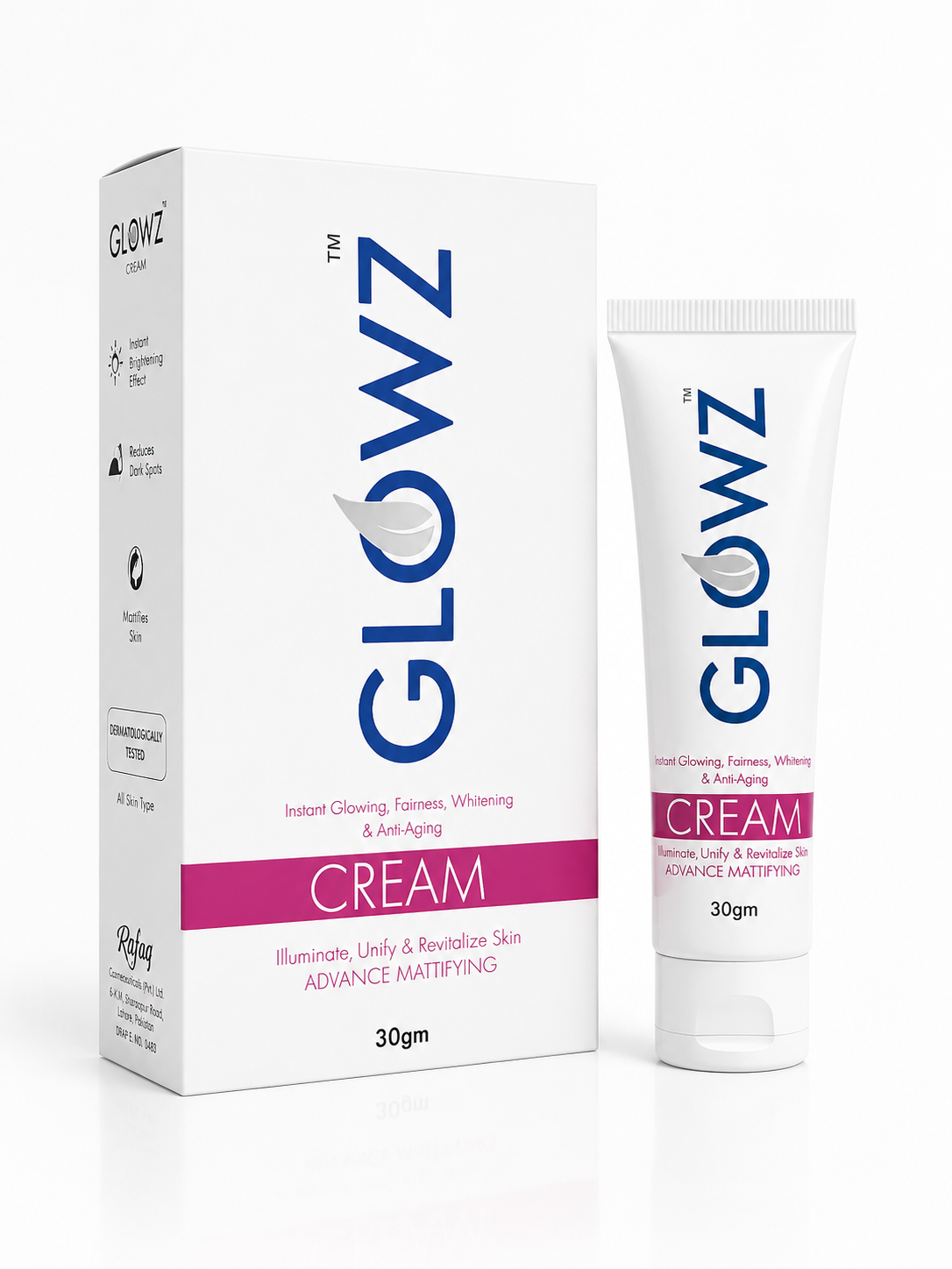 Glowz Advance Mattifying Cream – Illuminate, Unify & Revitalize Skin