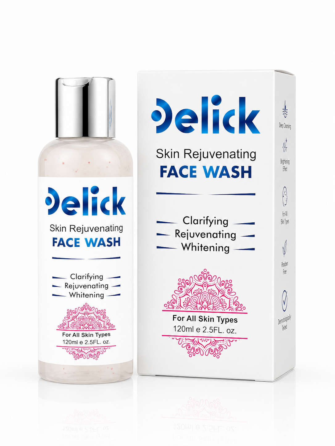 Delick Skin Rejuvenating Face Wash – Clarifying & Refreshing Formula