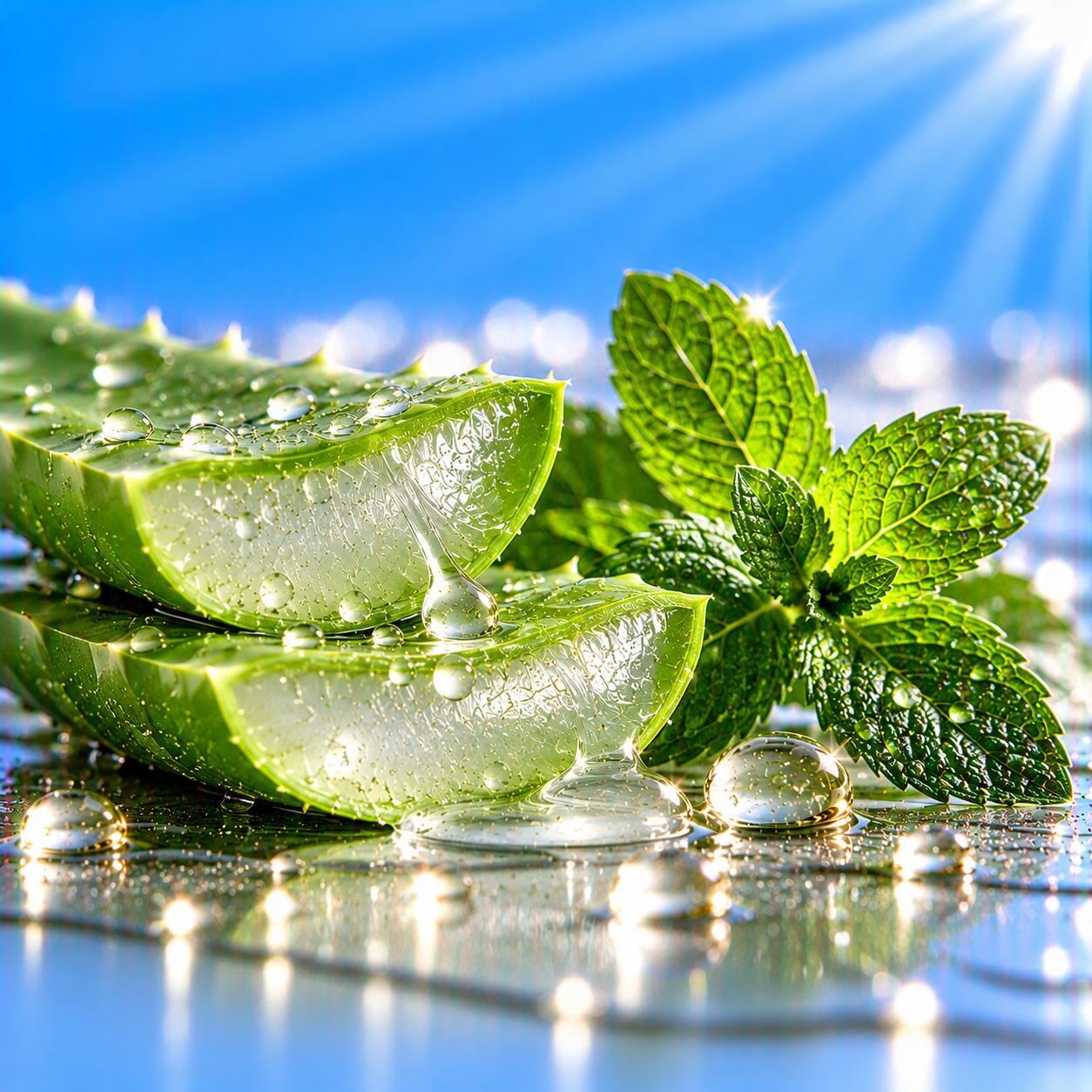 Aloe Vera & Peppermint Oil