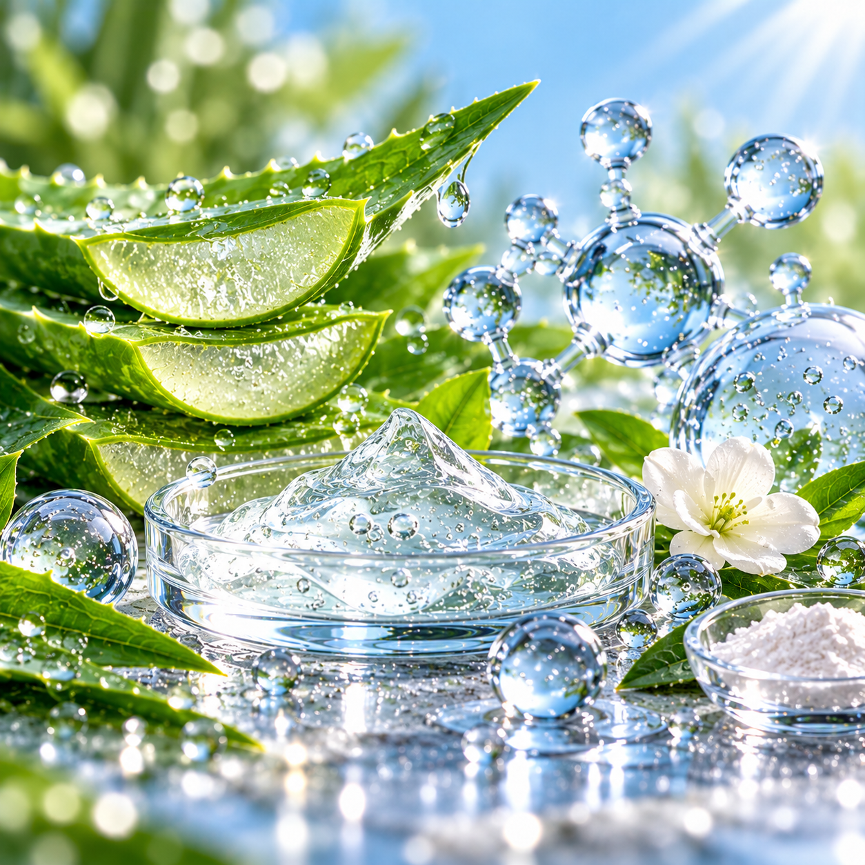 Aloe Vera, Hyaluronic Acid & Allantoin